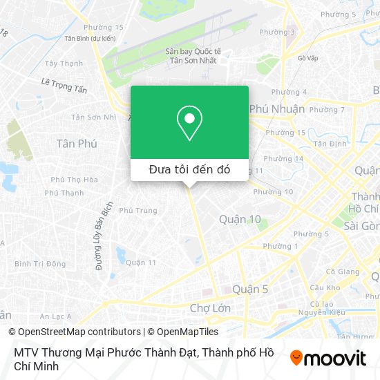 Bản đồ MTV Thương Mại Phước Thành Đạt