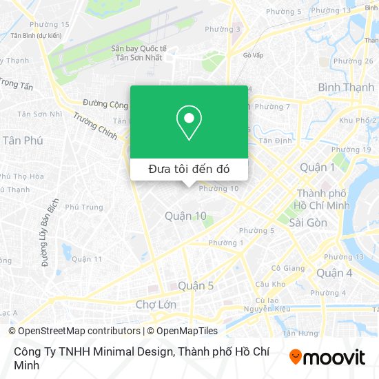 Bản đồ Công Ty TNHH Minimal Design