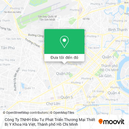 Bản đồ Công Ty TNHH Đầu Tư Phát Triển Thương Mại Thiết Bị Y Khoa Hà Việt