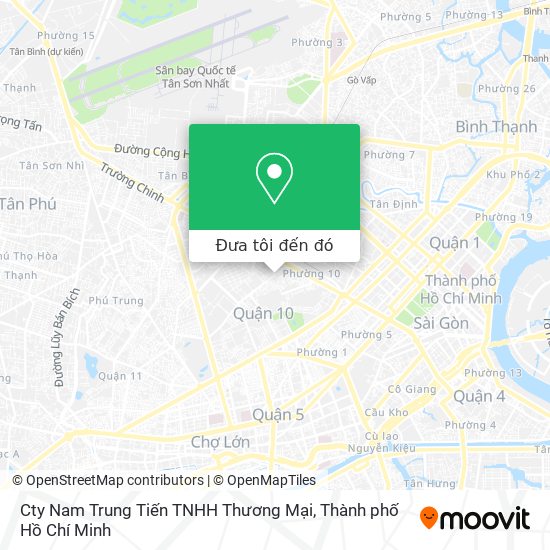 Bản đồ Cty Nam Trung Tiến TNHH Thương Mại
