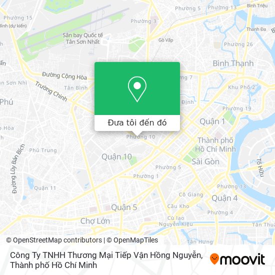 Bản đồ Công Ty TNHH Thương Mại Tiếp Vận Hồng Nguyễn