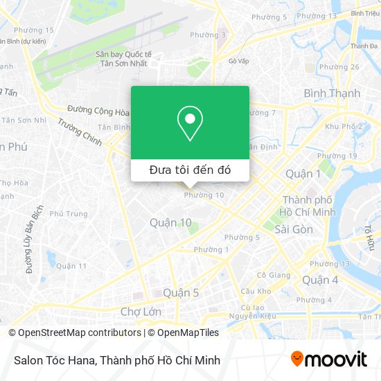 Bản đồ Salon Tóc Hana