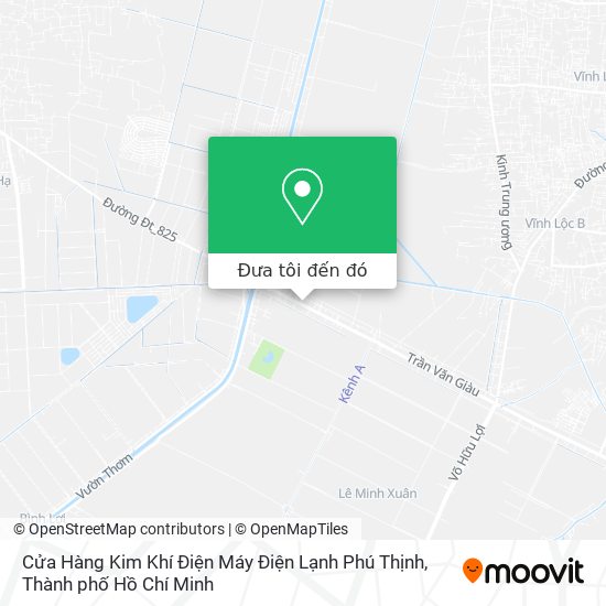 Bản đồ Cửa Hàng Kim Khí Điện Máy Điện Lạnh Phú Thịnh