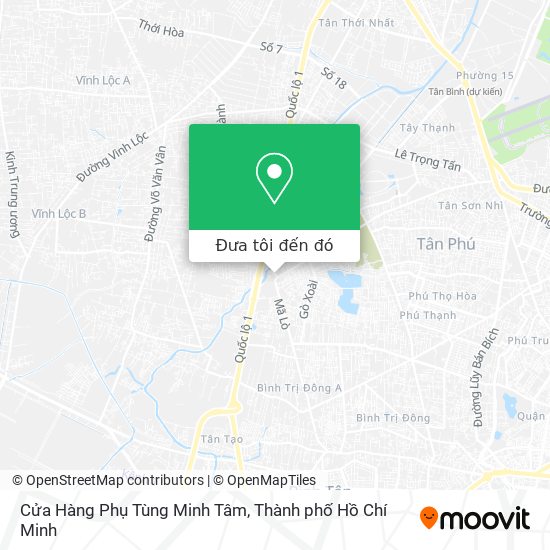 Bản đồ Cửa Hàng Phụ Tùng Minh Tâm