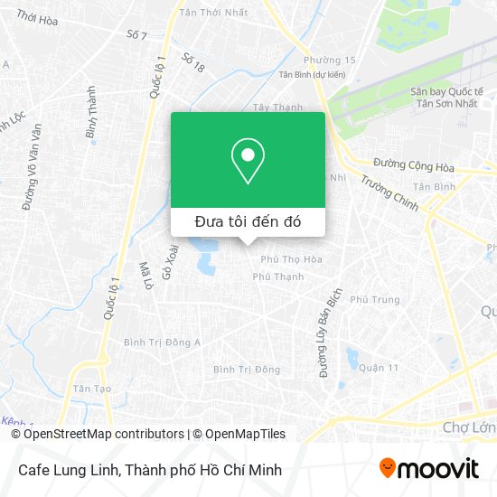 Bản đồ Cafe Lung Linh