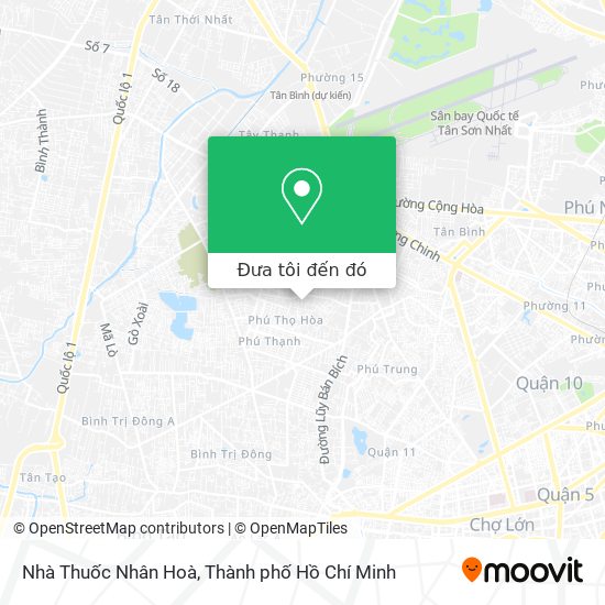 Bản đồ Nhà Thuốc Nhân Hoà
