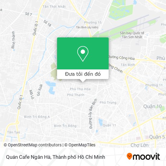 Bản đồ Quán Cafe Ngân Hà