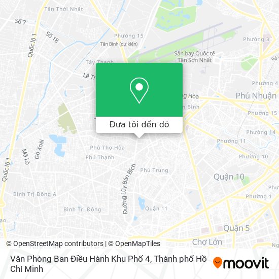 Bản đồ Văn Phòng Ban Điều Hành Khu Phố 4