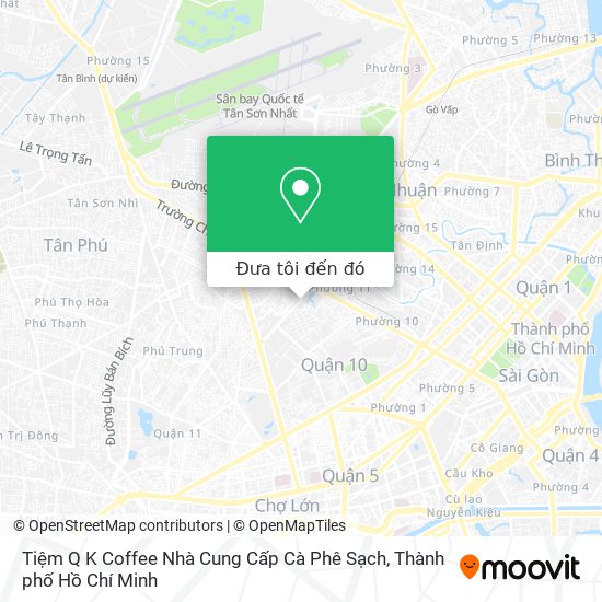 Bản đồ Tiệm Q K Coffee Nhà Cung Cấp Cà Phê Sạch