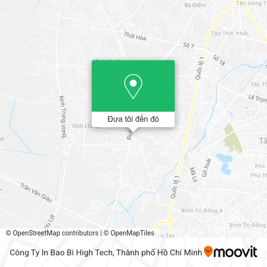 Bản đồ Công Ty In Bao Bì High Tech