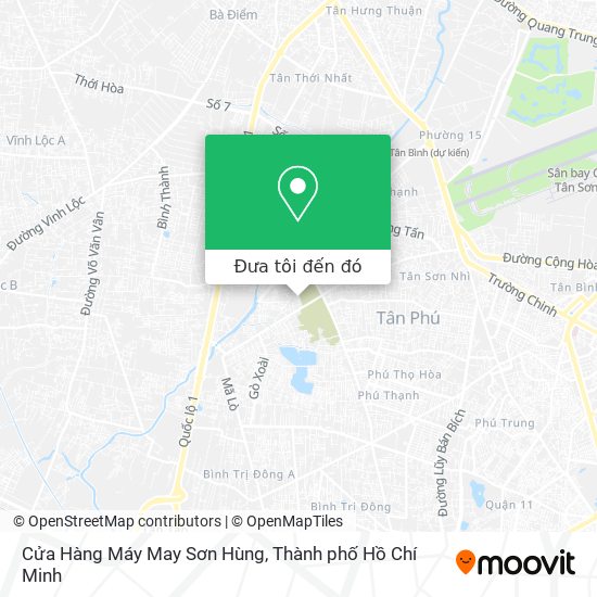 Bản đồ Cửa Hàng Máy May Sơn Hùng