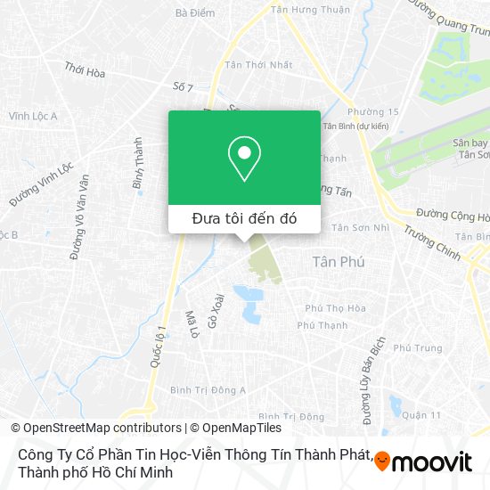Bản đồ Công Ty Cổ Phần Tin Học-Viễn Thông Tín Thành Phát