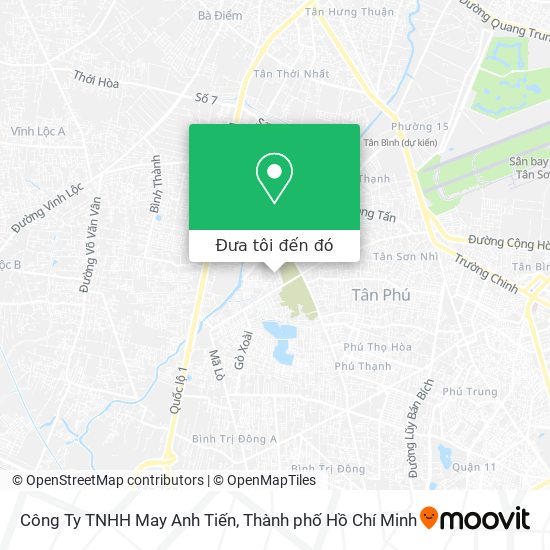 Bản đồ Công Ty TNHH May Anh Tiến