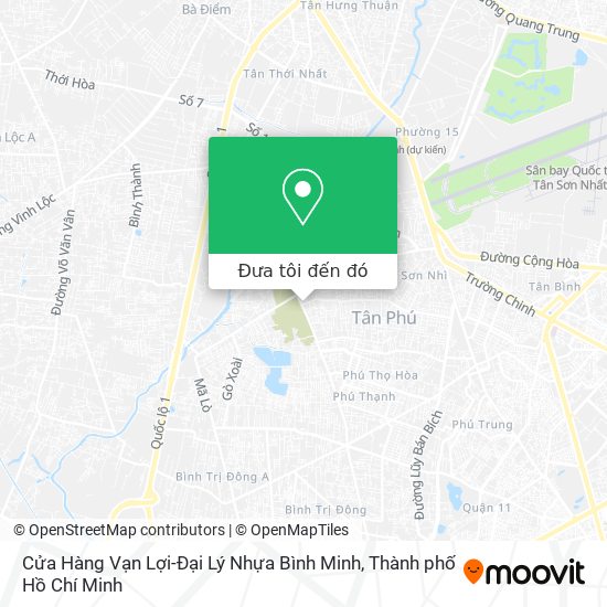 Bản đồ Cửa Hàng Vạn Lợi-Đại Lý Nhựa Bình Minh