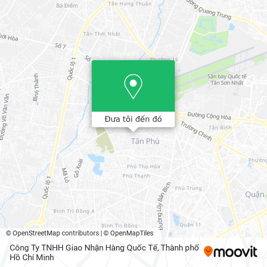 Bản đồ Công Ty TNHH Giao Nhận Hàng Quốc Tế