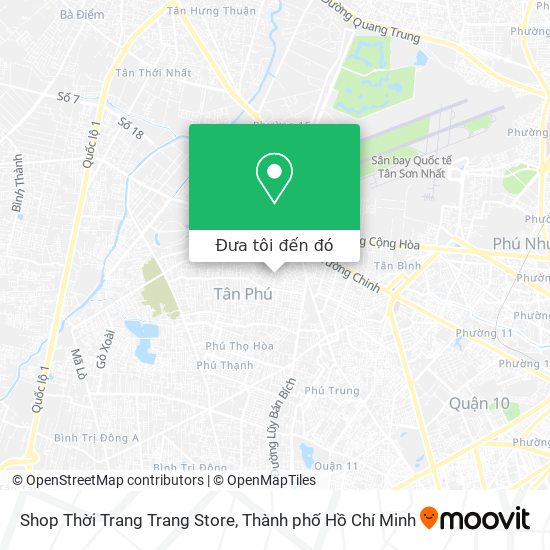 Bản đồ Shop Thời Trang Trang Store