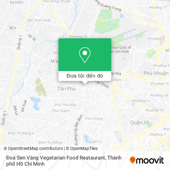 Bản đồ Đoá Sen Vàng Vegetarian Food Reataurant