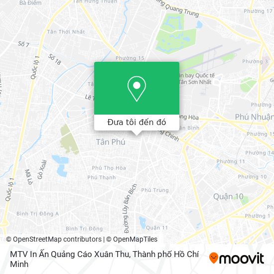 Bản đồ MTV In Ấn Quảng Cáo Xuân Thu