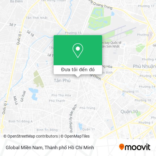 Bản đồ Global Miền Nam