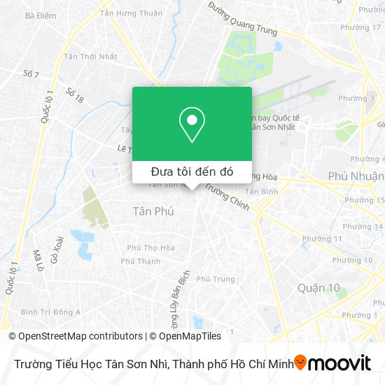Bản đồ Trường Tiểu Học Tân Sơn Nhì