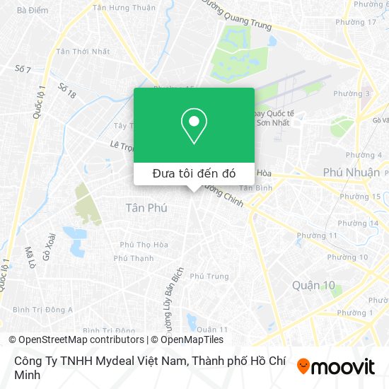 Bản đồ Công Ty TNHH Mydeal Việt Nam