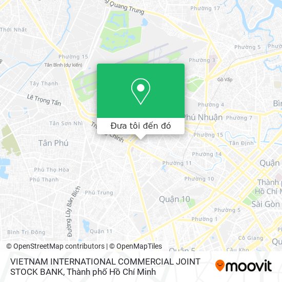 Bản đồ VIETNAM INTERNATIONAL COMMERCIAL JOINT STOCK BANK