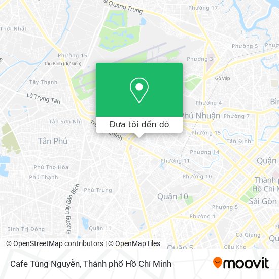 Bản đồ Cafe Tùng Nguyễn