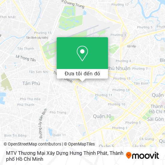 Bản đồ MTV Thương Mại Xây Dựng Hưng Thịnh Phát