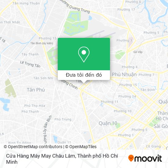 Bản đồ Cửa Hàng Máy May Châu Lâm