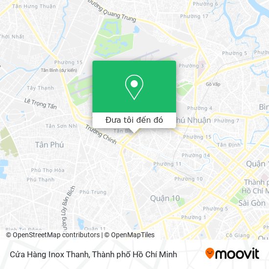 Bản đồ Cửa Hàng Inox Thanh