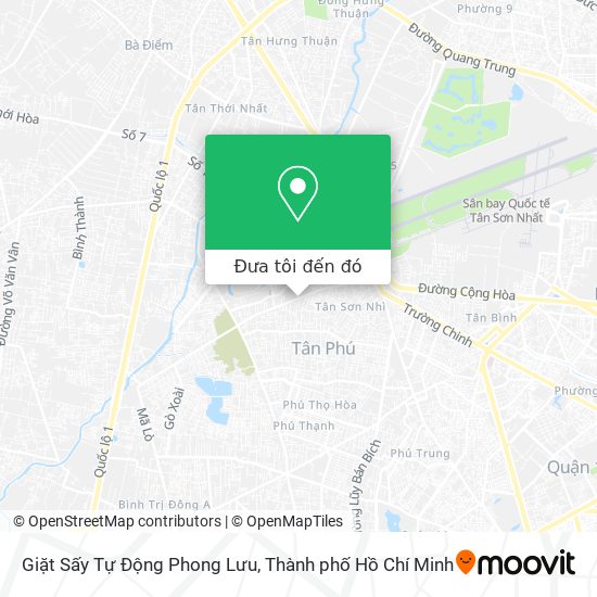 Bản đồ Giặt Sấy Tự Động Phong Lưu