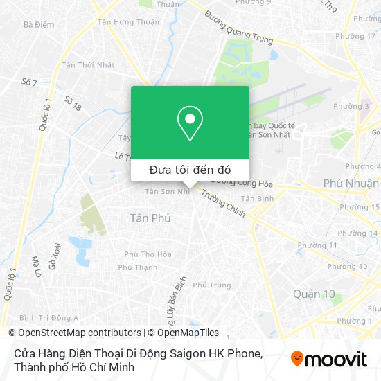 Bản đồ Cửa Hàng Điện Thoại Di Động Saigon HK Phone