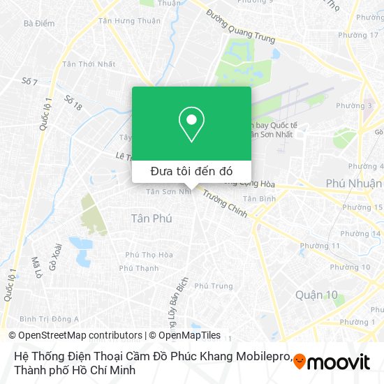 Bản đồ Hệ Thống Điện Thoại Cầm Đồ Phúc Khang Mobilepro