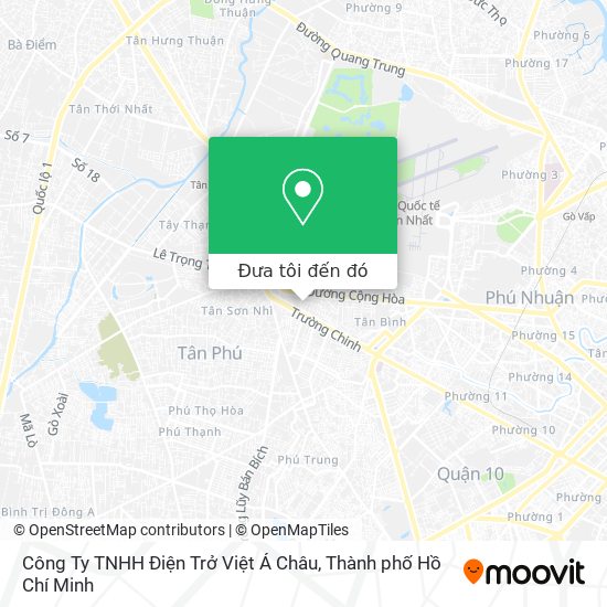 Bản đồ Công Ty TNHH Điện Trở Việt Á Châu