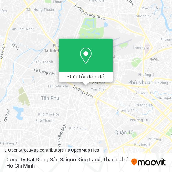 Bản đồ Công Ty Bất Động Sản Saigon King Land