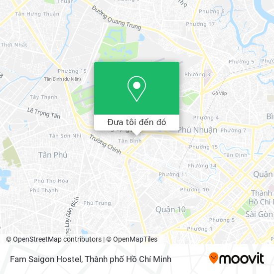 Bản đồ Fam Saigon Hostel