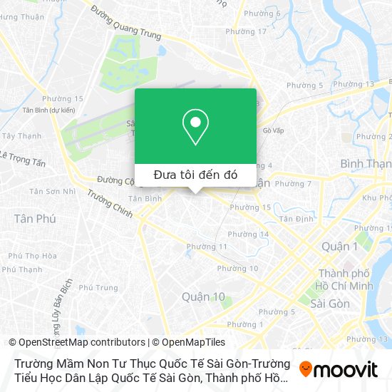 Bản đồ Trường Mầm Non Tư Thục Quốc Tế Sài Gòn-Trường Tiểu Học Dân Lập Quốc Tế Sài Gòn