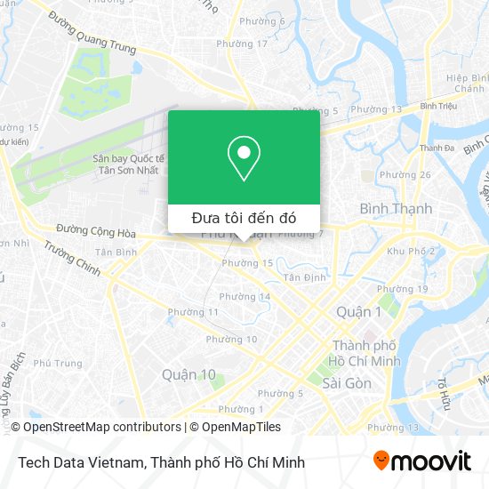Bản đồ Tech Data Vietnam