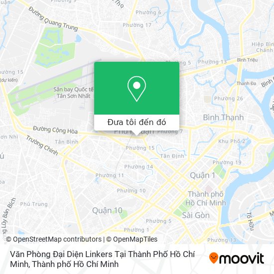 Bản đồ Văn Phòng Đại Diện Linkers Tại Thành Phố Hồ Chí Minh