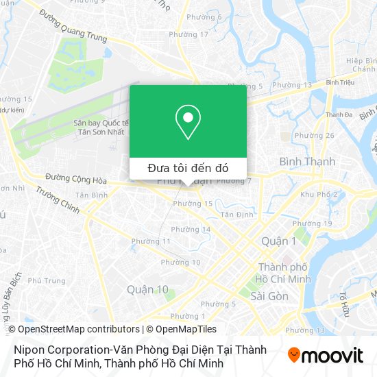 Bản đồ Nipon Corporation-Văn Phòng Đại Diện Tại Thành Phố Hồ Chí Minh