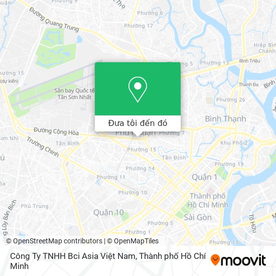Bản đồ Công Ty TNHH Bci Asia Việt Nam