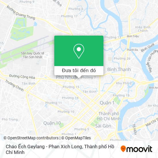 Bản đồ Cháo Ếch Geylang - Phan Xích Long
