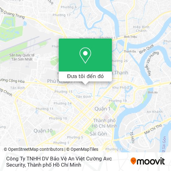Bản đồ Công Ty TNHH DV Bảo Vệ An Việt Cường Avc Security