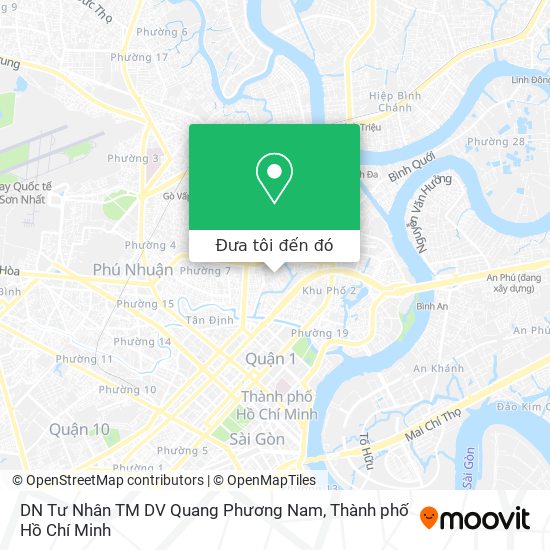 Bản đồ DN Tư Nhân TM DV Quang Phương Nam