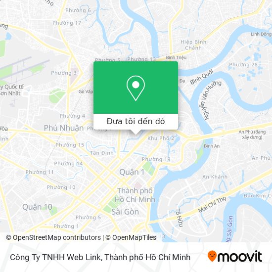 Bản đồ Công Ty TNHH Web Link