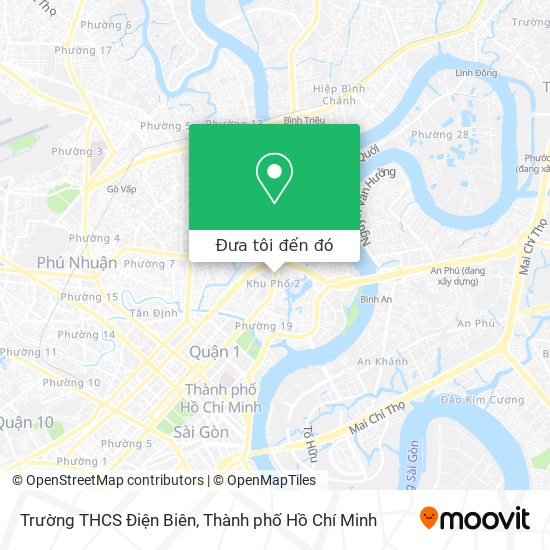Bản đồ Trường THCS Điện Biên