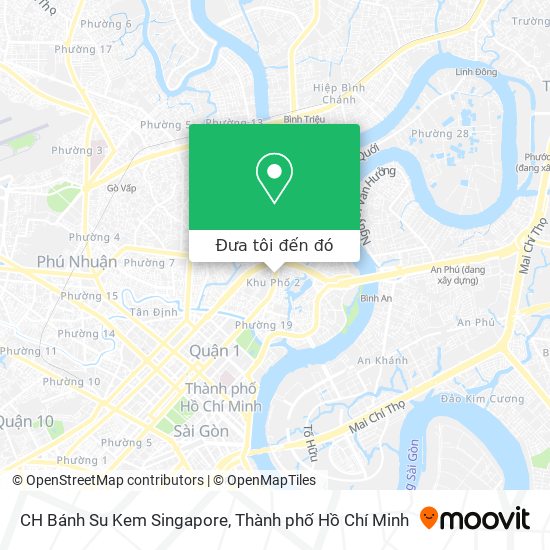 Bản đồ CH Bánh Su Kem Singapore