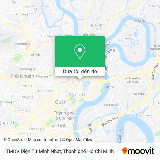 Bản đồ TMDV Điện Tử Minh Nhật