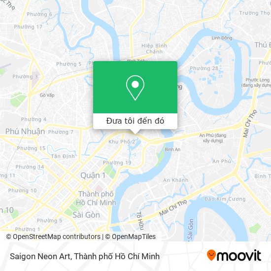 Bản đồ Saigon Neon Art