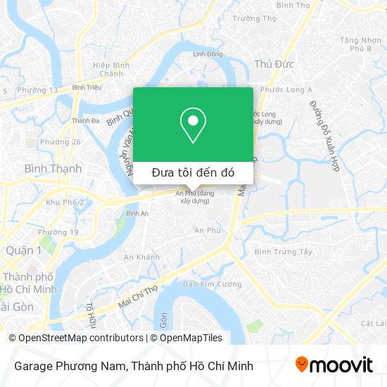 Bản đồ Garage Phương Nam